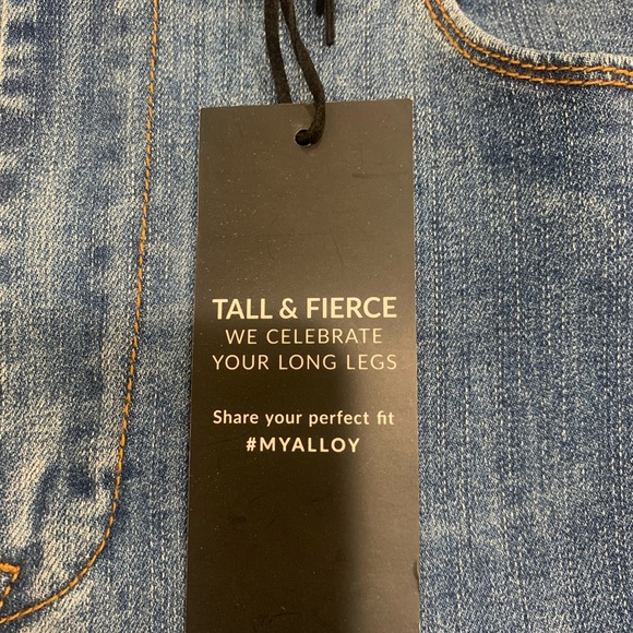 Alloy Apperal Tall And Fierce Skinny Raw Edge Jeans - Picture 7 of 10